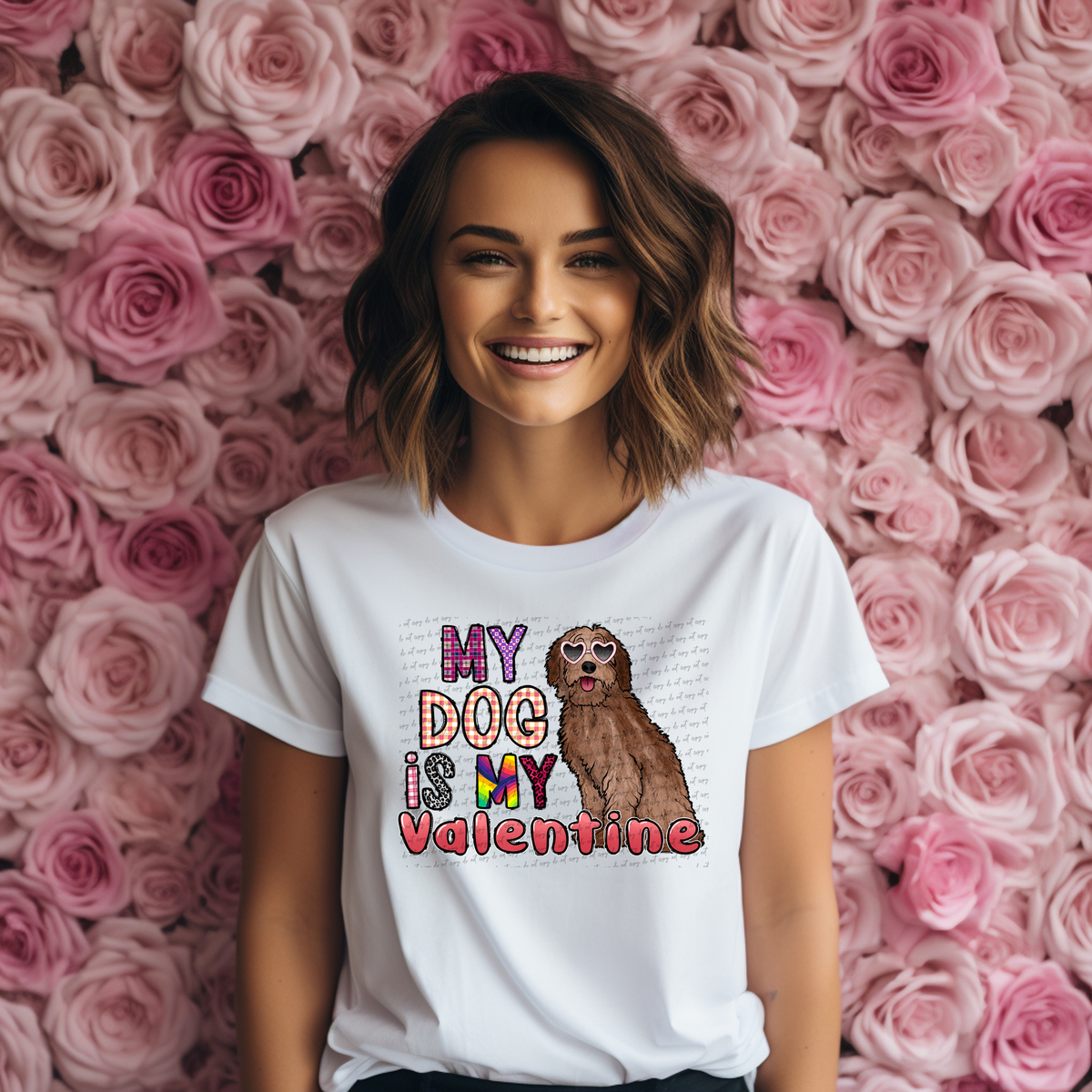 My Dog Is My Valentine 71544 DTF transfer