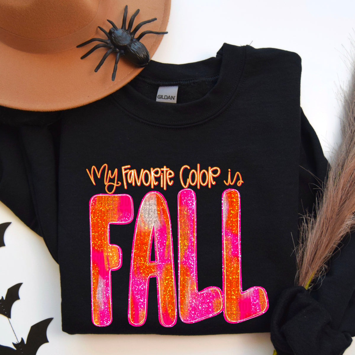 My Favorite Color Is Fall Faux Glitter 104584 DTF transfer