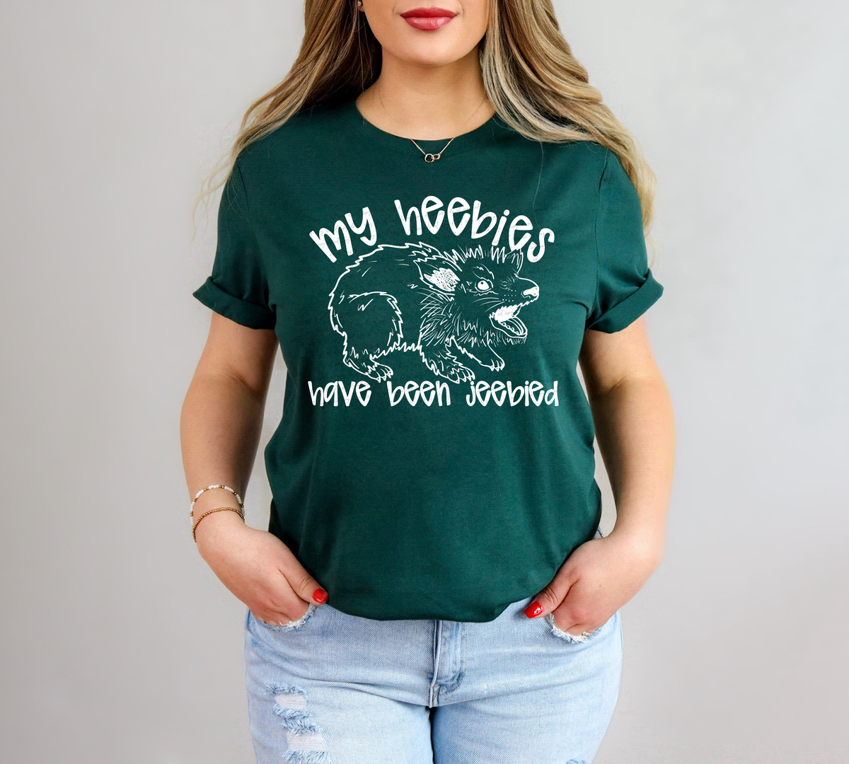 My Heebies Have Been Jeebied White 86440 DTF Transfer