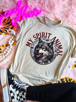 My Spirit Animal Wolf 63092 DTF transfer