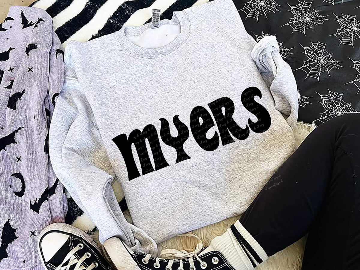 Myers Typography 59906 DTF Transfer