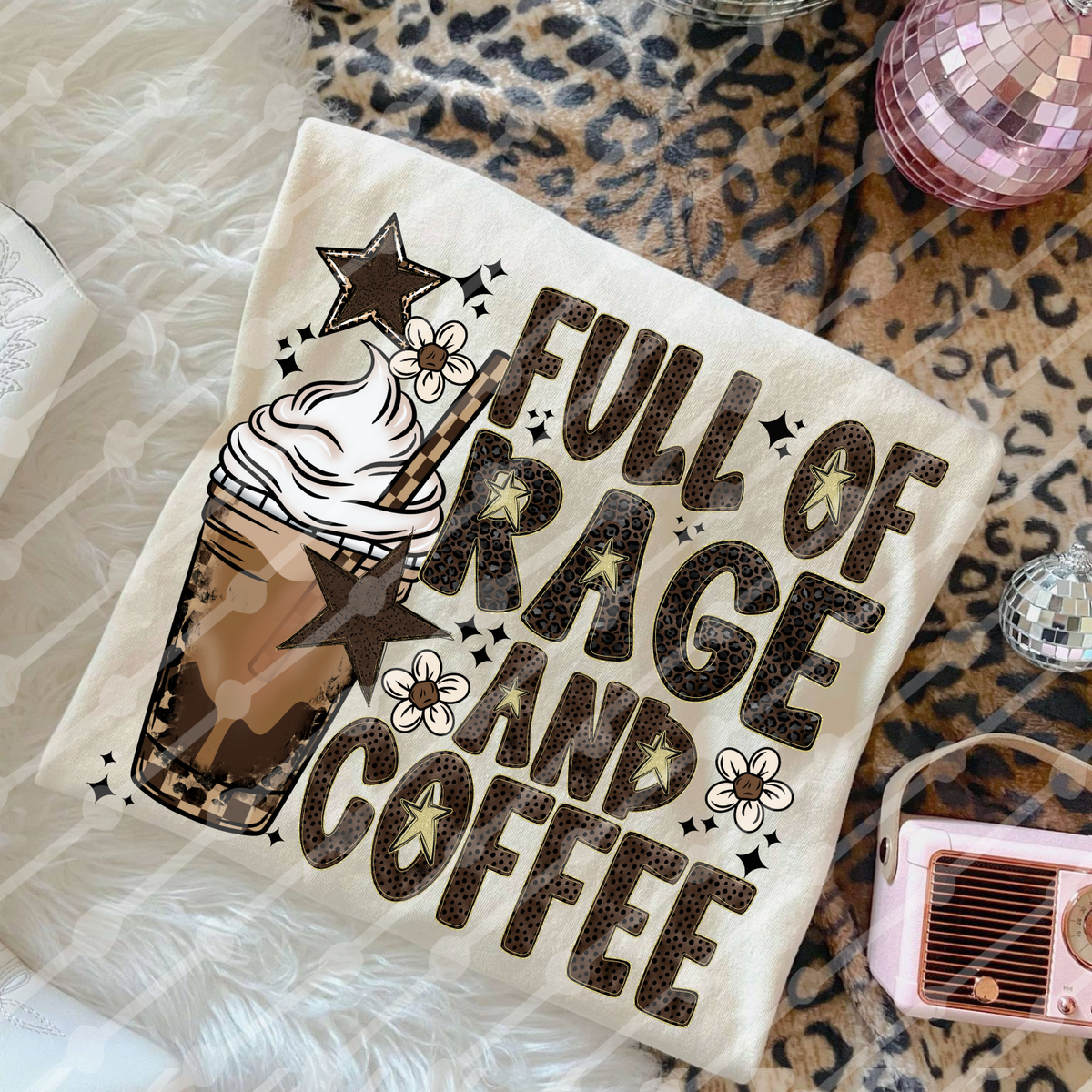 Full of rage and coffee (JBD) DTF Transfer