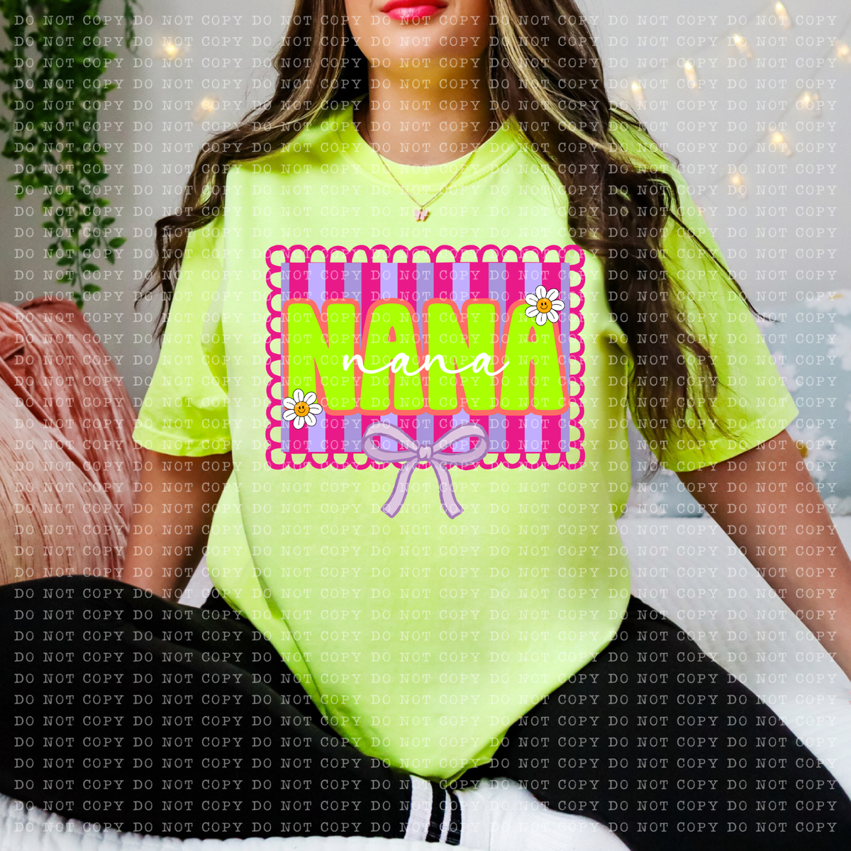 Nana preppy bright frame (ECHT) DTF Transfer