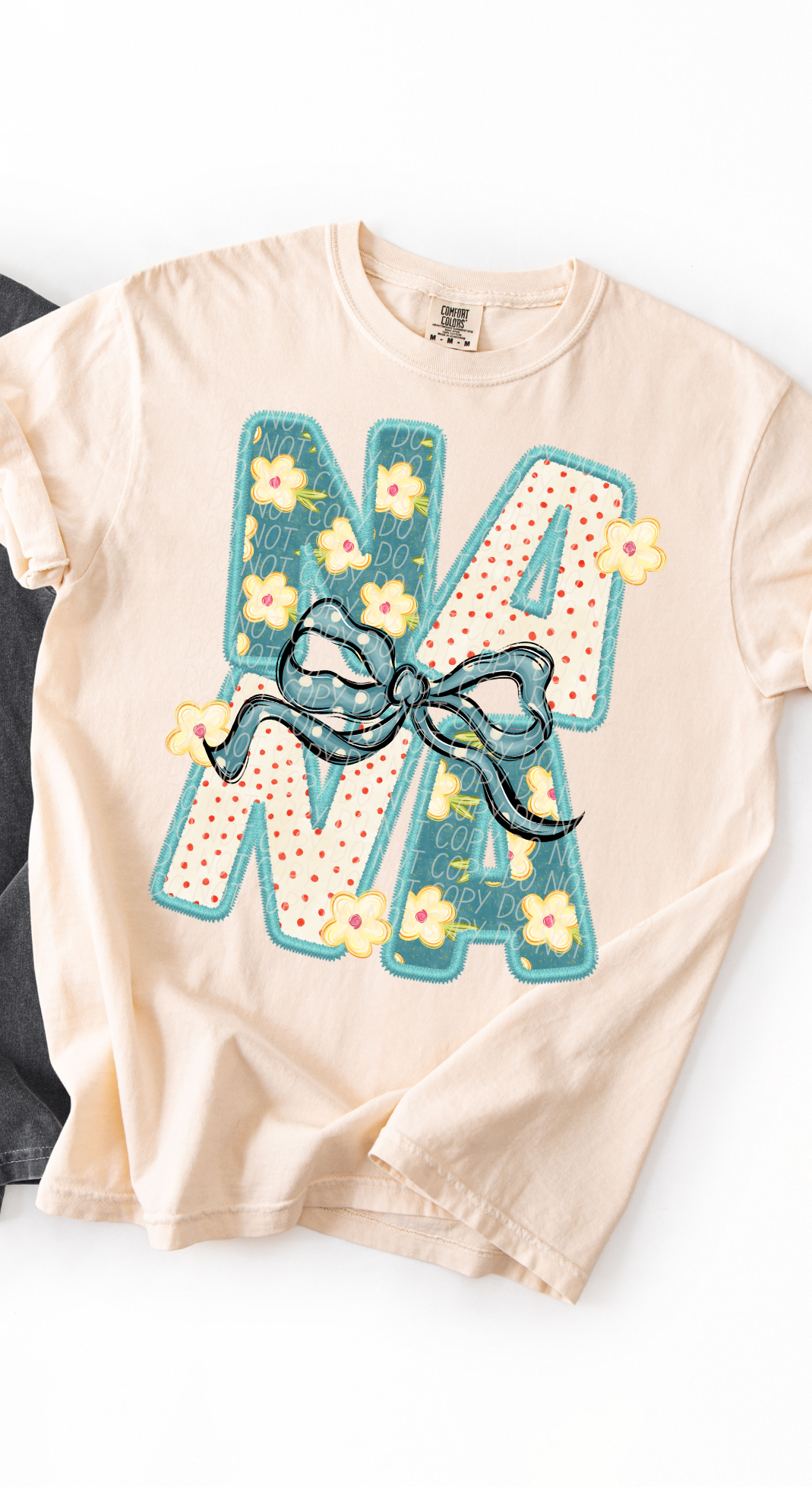 Nana Vintage Name with Bow (City) DTF Transfer