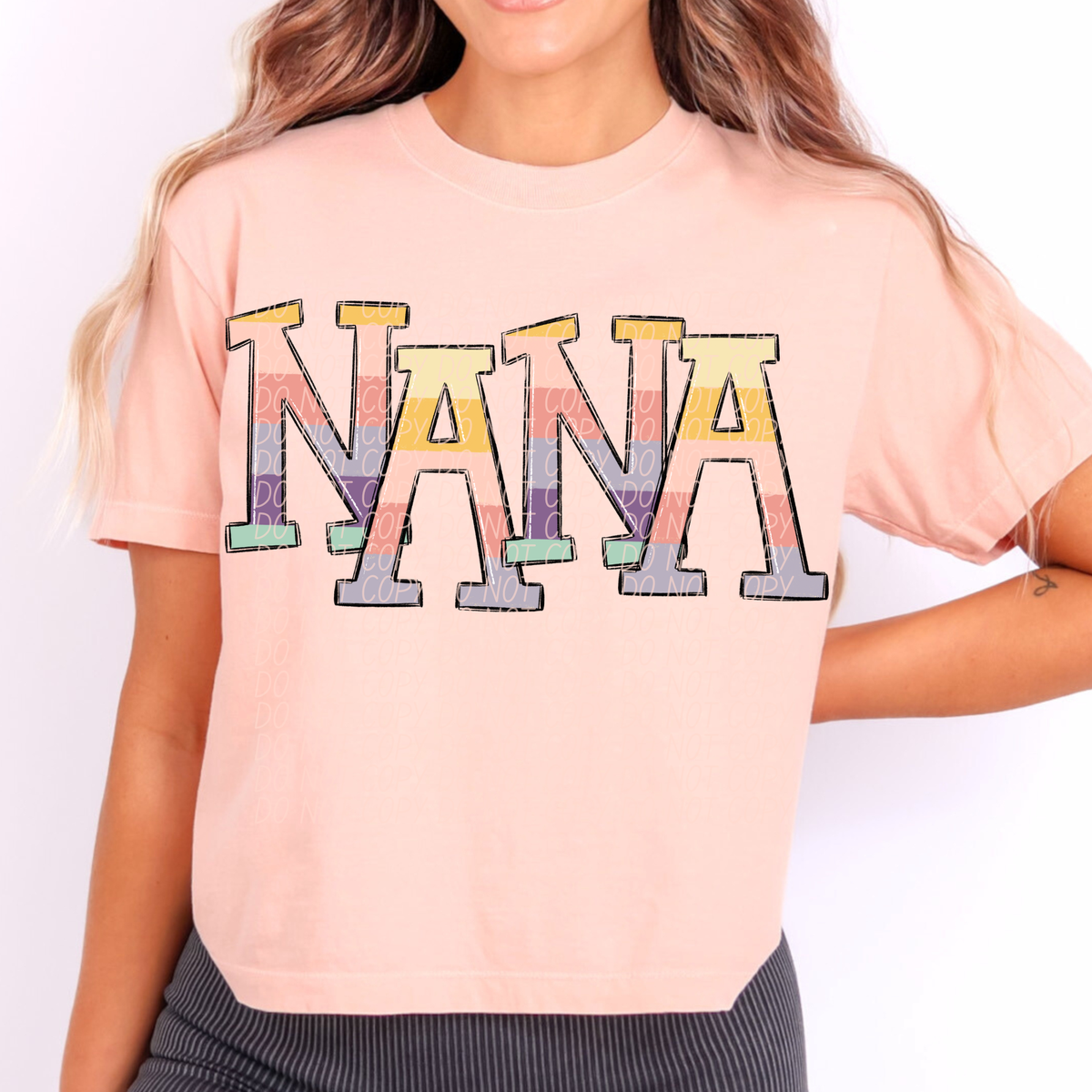 Nana pastel strips (City) DTF Transfer