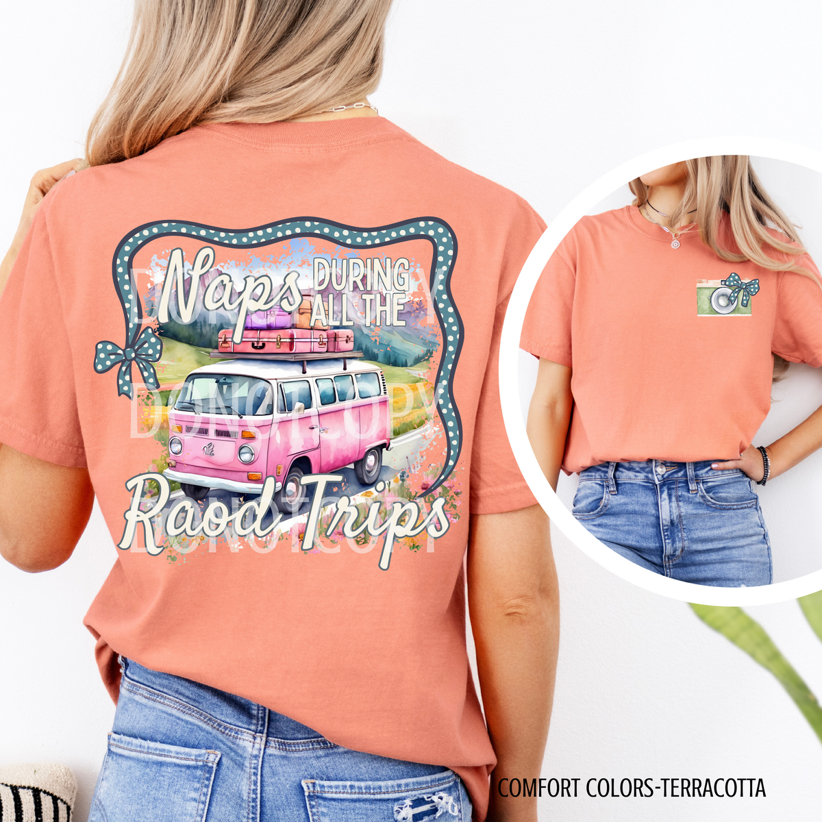 Naps during all the road trips BACK (CSG) 105053 DTF transfer