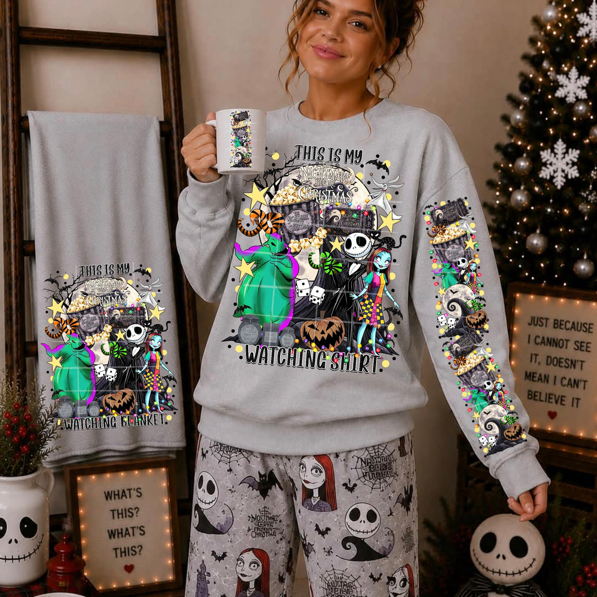 NBC watching shirt (FRONT ONLY) (Starlight) DTF Transfer