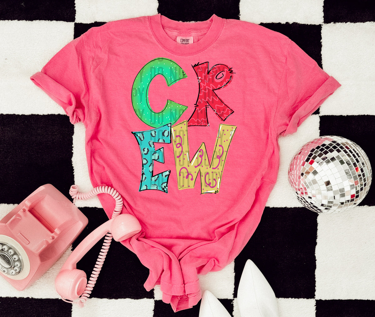 Doodle Crew 71481 DTF transfer