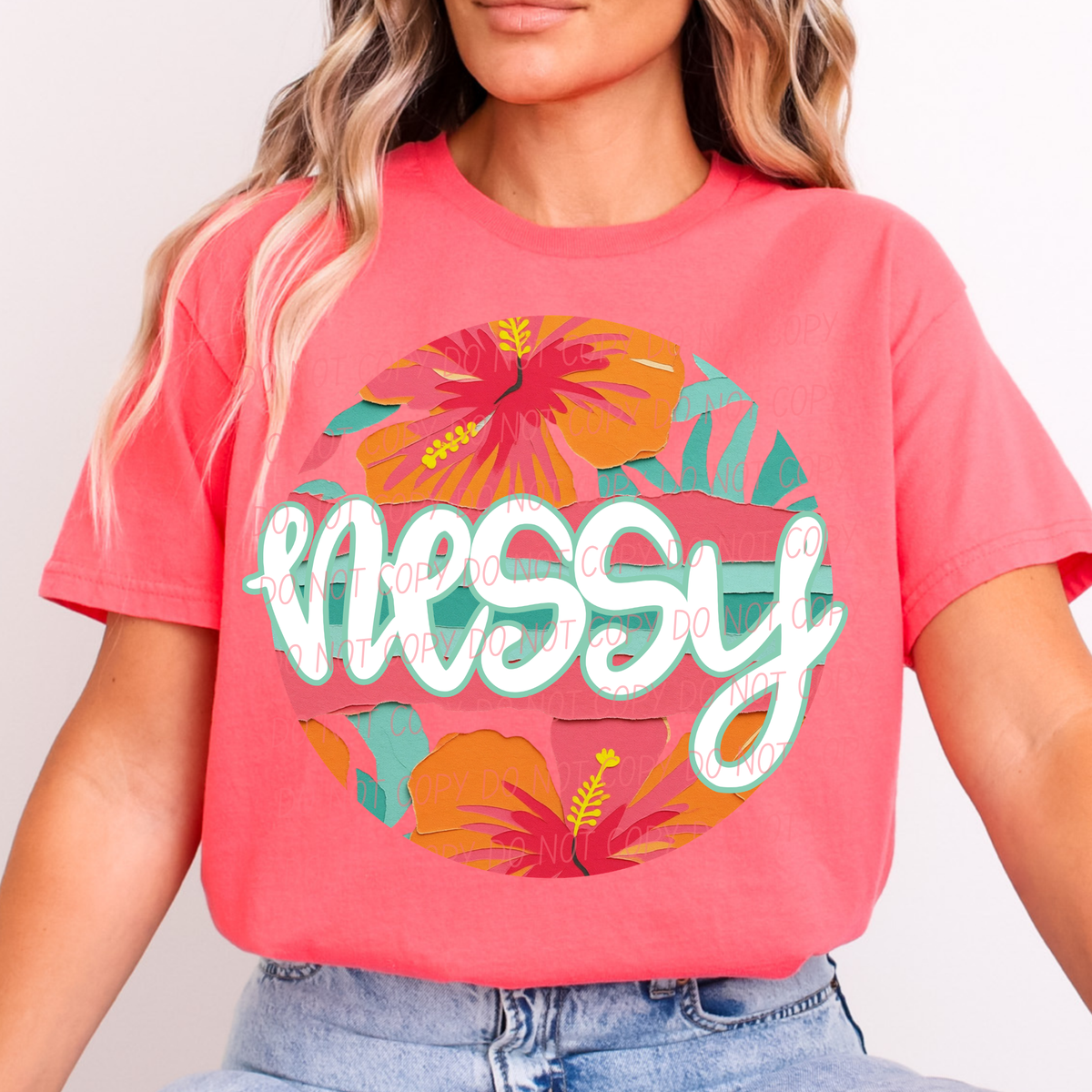 Nessy tropical circle (City) DTF Transfer