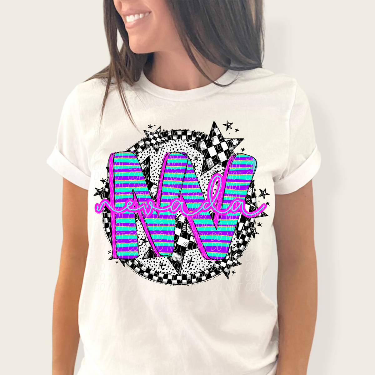 Dalmatian stripes circle states CITY DTF transfers
