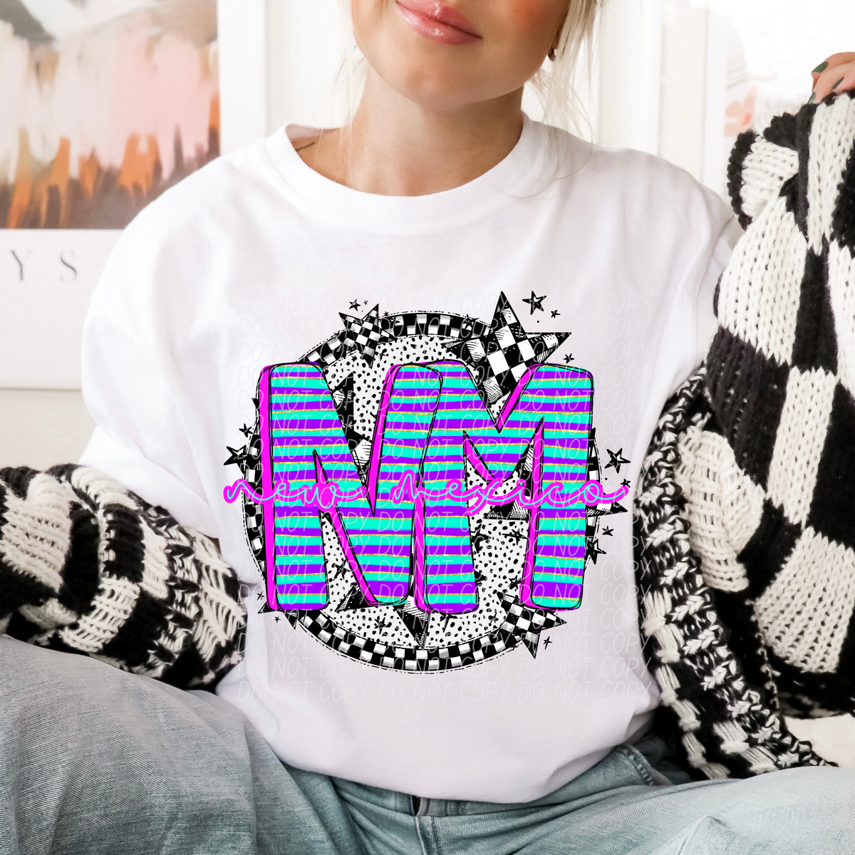 Dalmatian stripes circle states CITY DTF transfers
