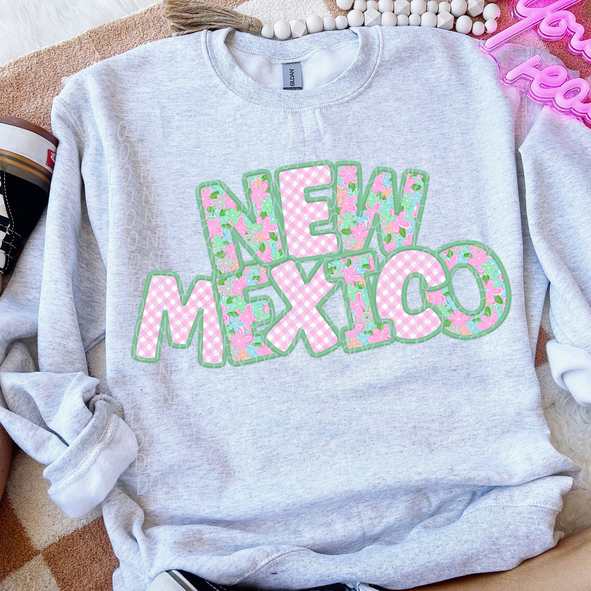 Spring floral state New Mexico (City) DTF Transfer
