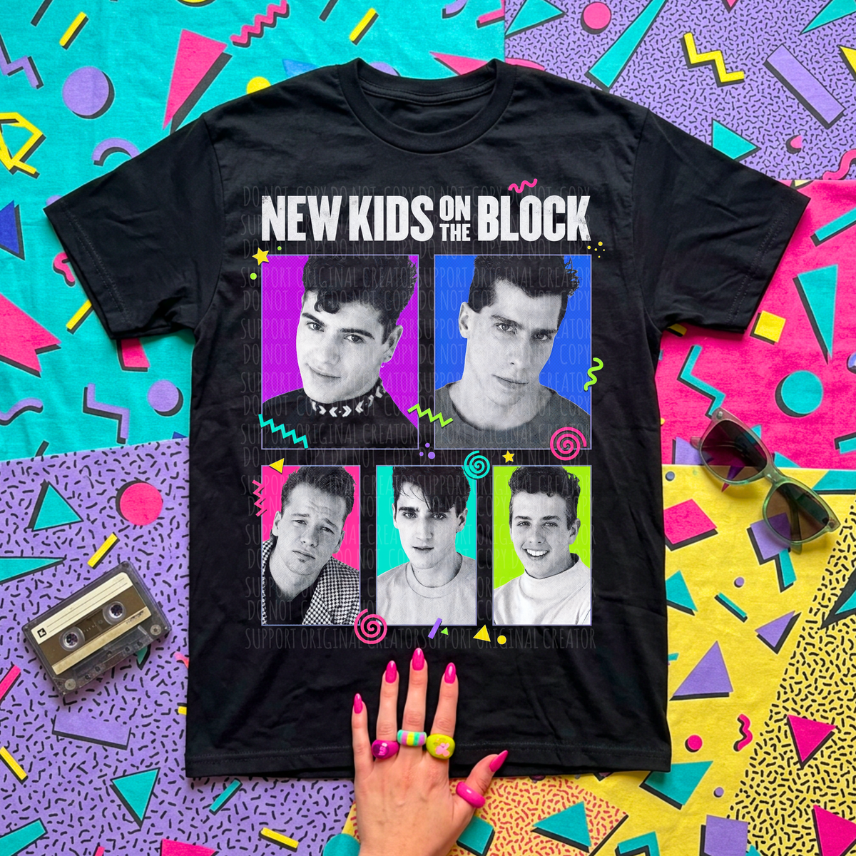 NKOTB-90's photos (Starlight) DTF Transfer