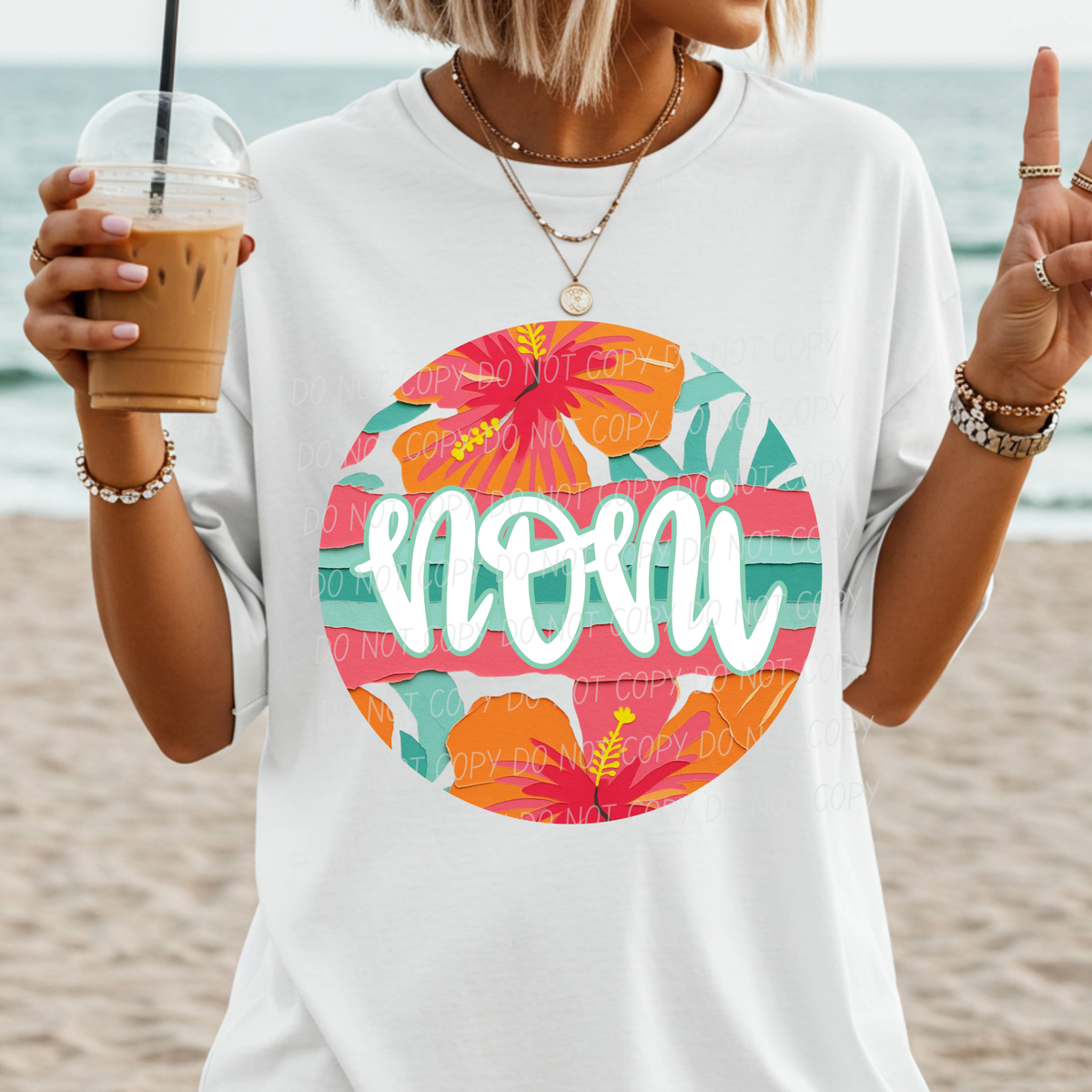 Noni tropical circle (City) DTF Transfer
