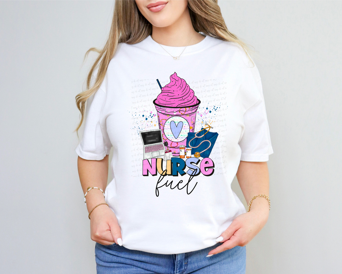 Nurse Fuel Coffee Cup Nurse Things 116639 DTF Transfer