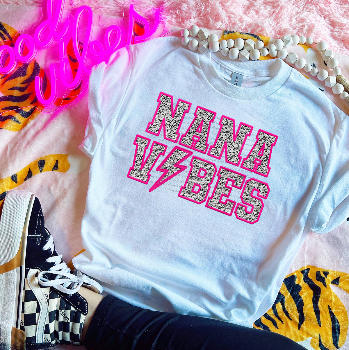 Nana Vibes Faux Embroider 46732 DTF transfer