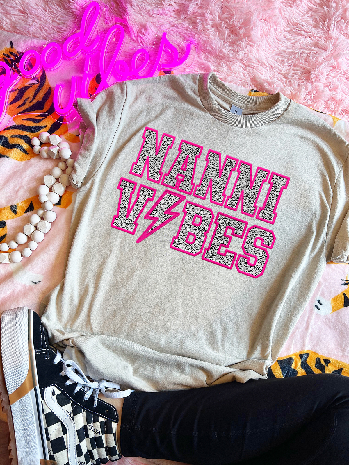 Nanni Vibes Faux Embroider 46733 DTF transfer