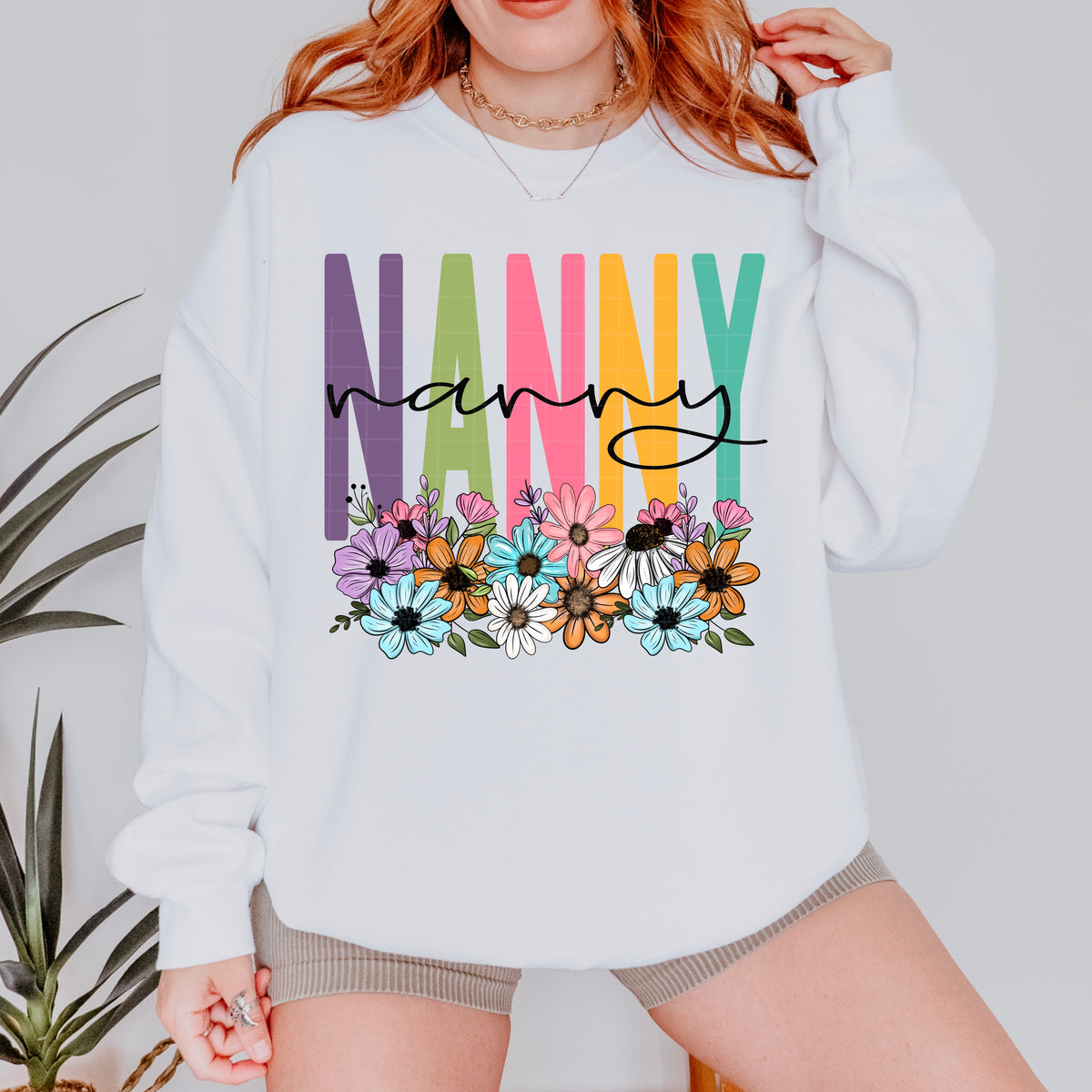 Nanny spring floral (SDD) DTF Transfer