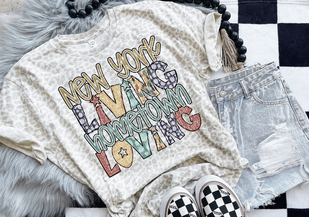 New York Living Hometown Loving 57857 DTF transfer