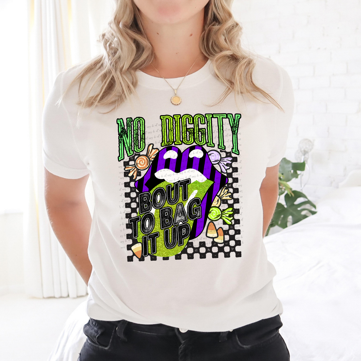 No Diggity Bout To Bag It Up 63052 DTF transfer