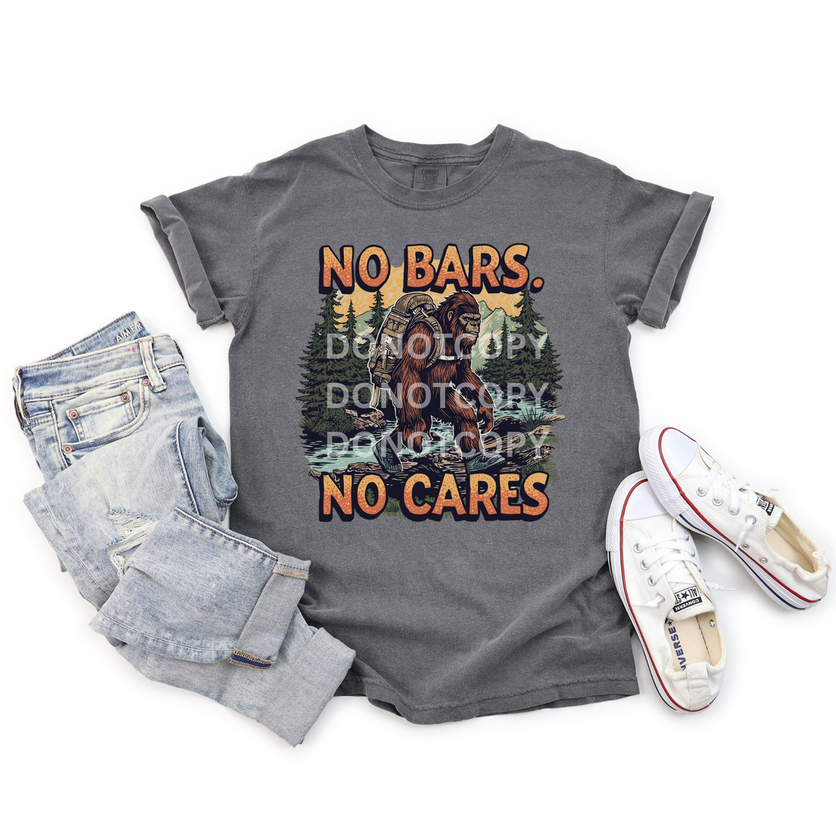 No bars no cares (CSG) DTF Transfer