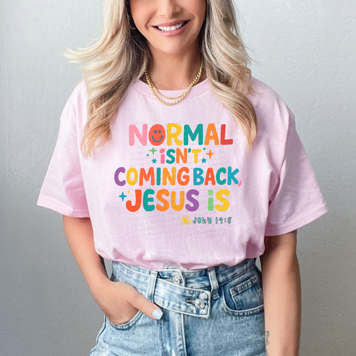 Normal Isn't Coming Back Jesus Is 111365 DTF transfer