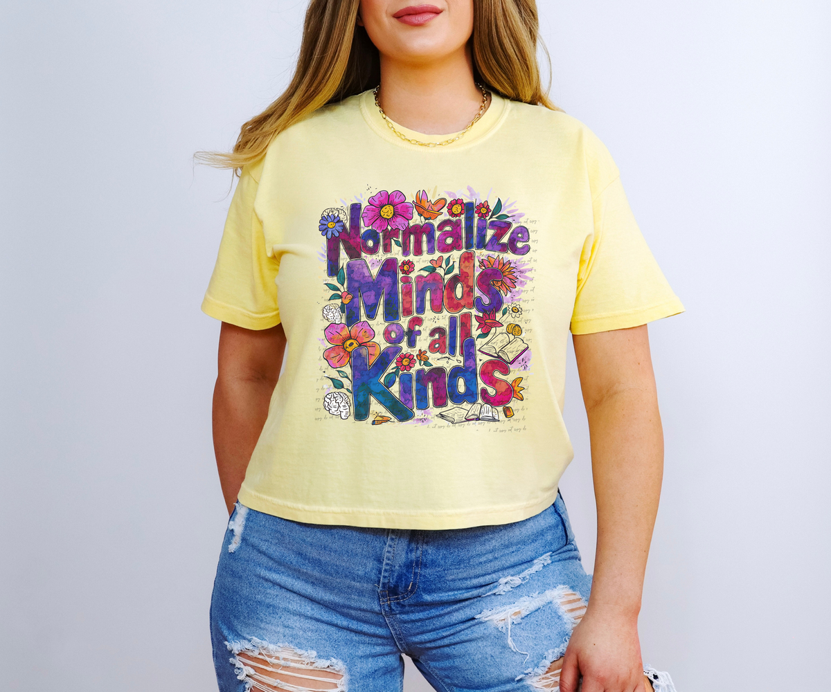 Normalize Minds Of All Kinds Floral 81405 DTF Transfer