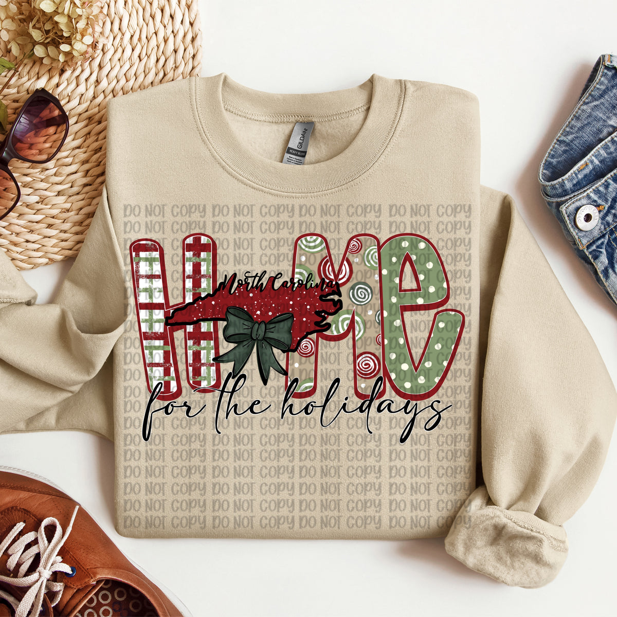 North Carolina Home for the Holidays (VP) DTF Transfer
