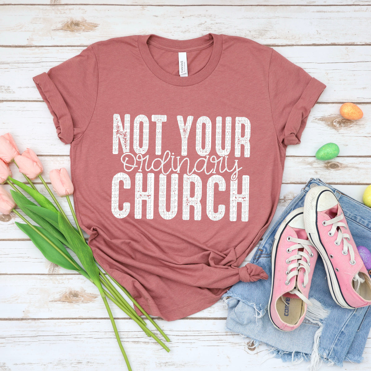 Not your ordinary church WHITE (SDD) DTF transfer