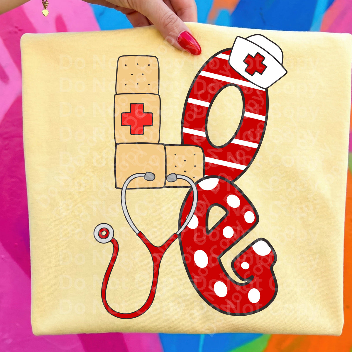 Love nurse (Irene) DTF Transfer
