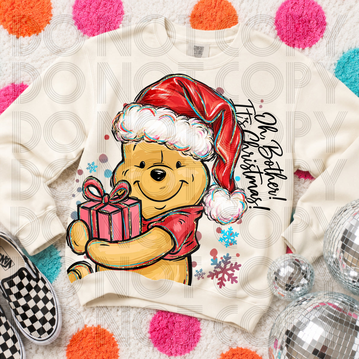 Oh' bother, It's Christmas (Renewed) DTF Transfer