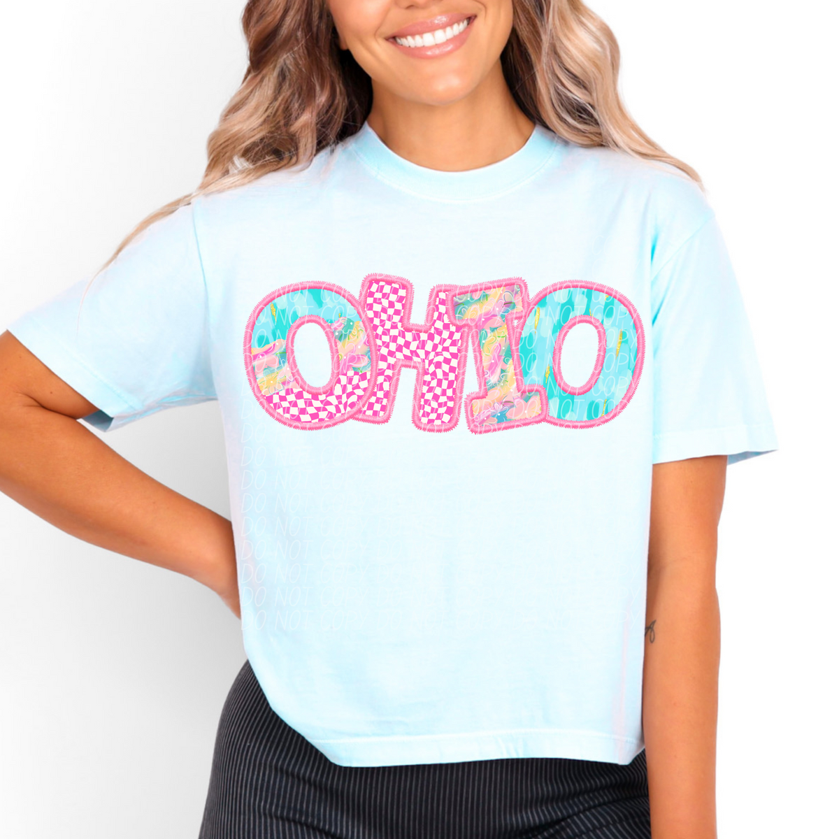 Ohio spring checkered (CITY) DTF transfer