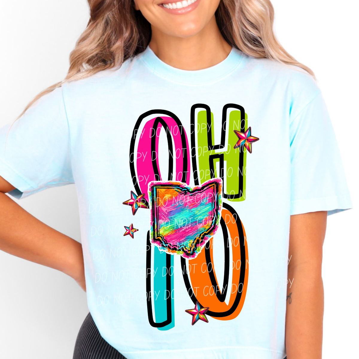Ohio neon (City) DTF Transfer