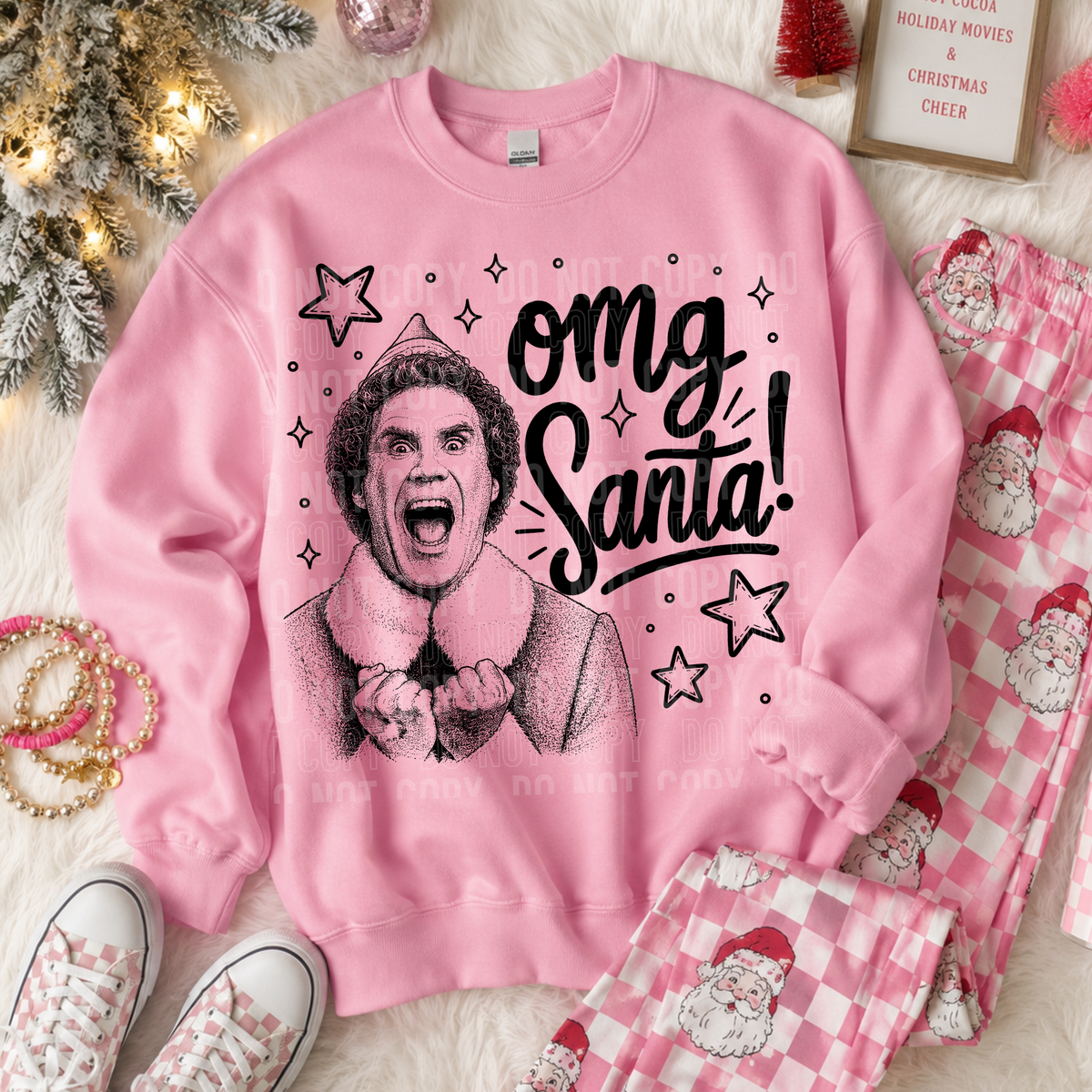 Omg Santa (SBB) DTF Transfer