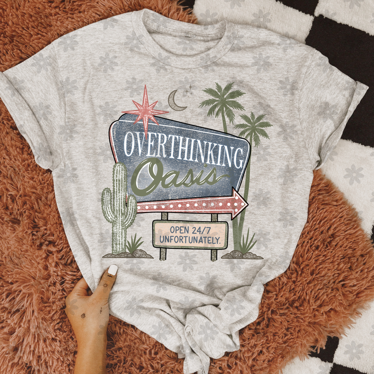 Overthinking oasis (Dyed) DTF Transfer