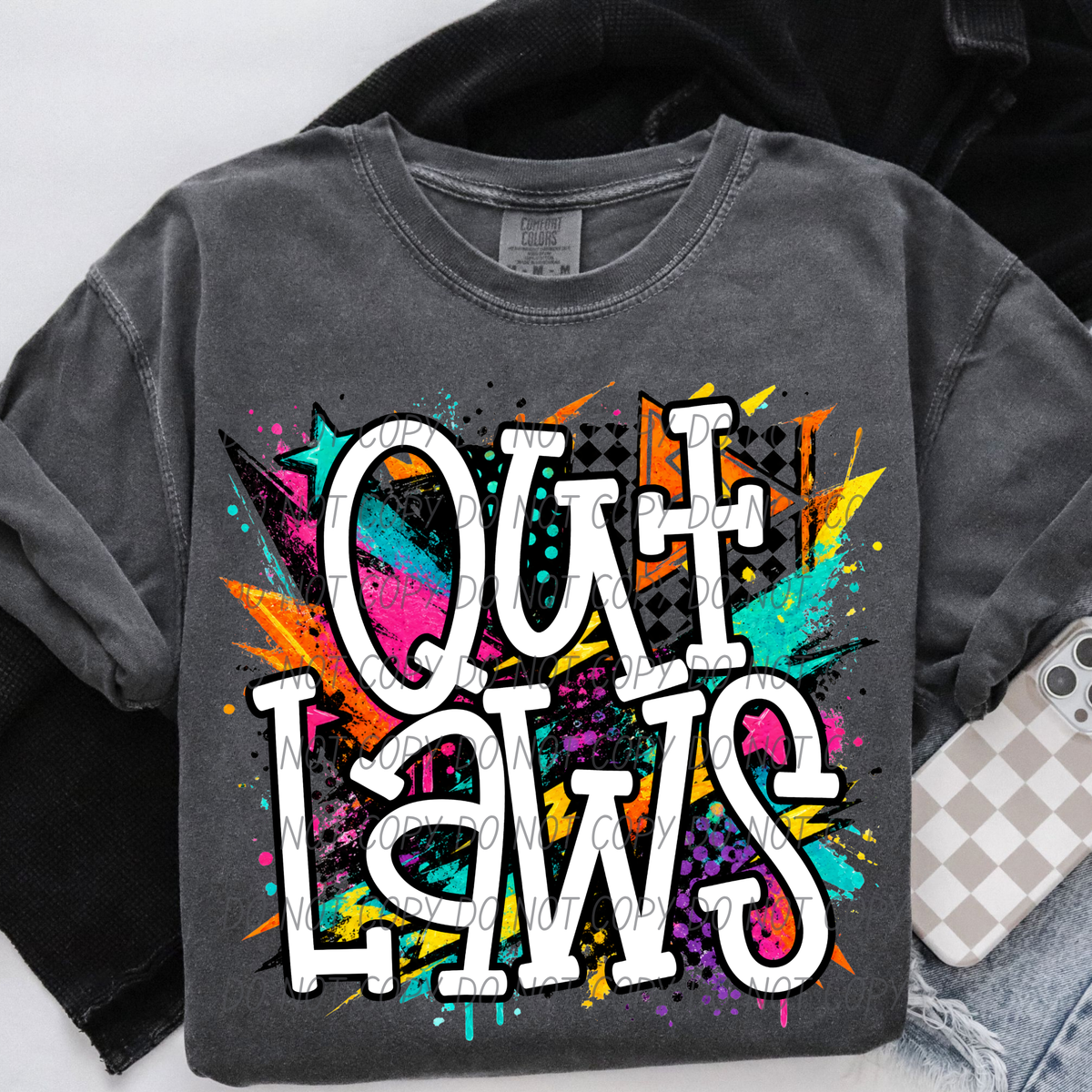 Outlaws totally tubular (City) DTF Transfer