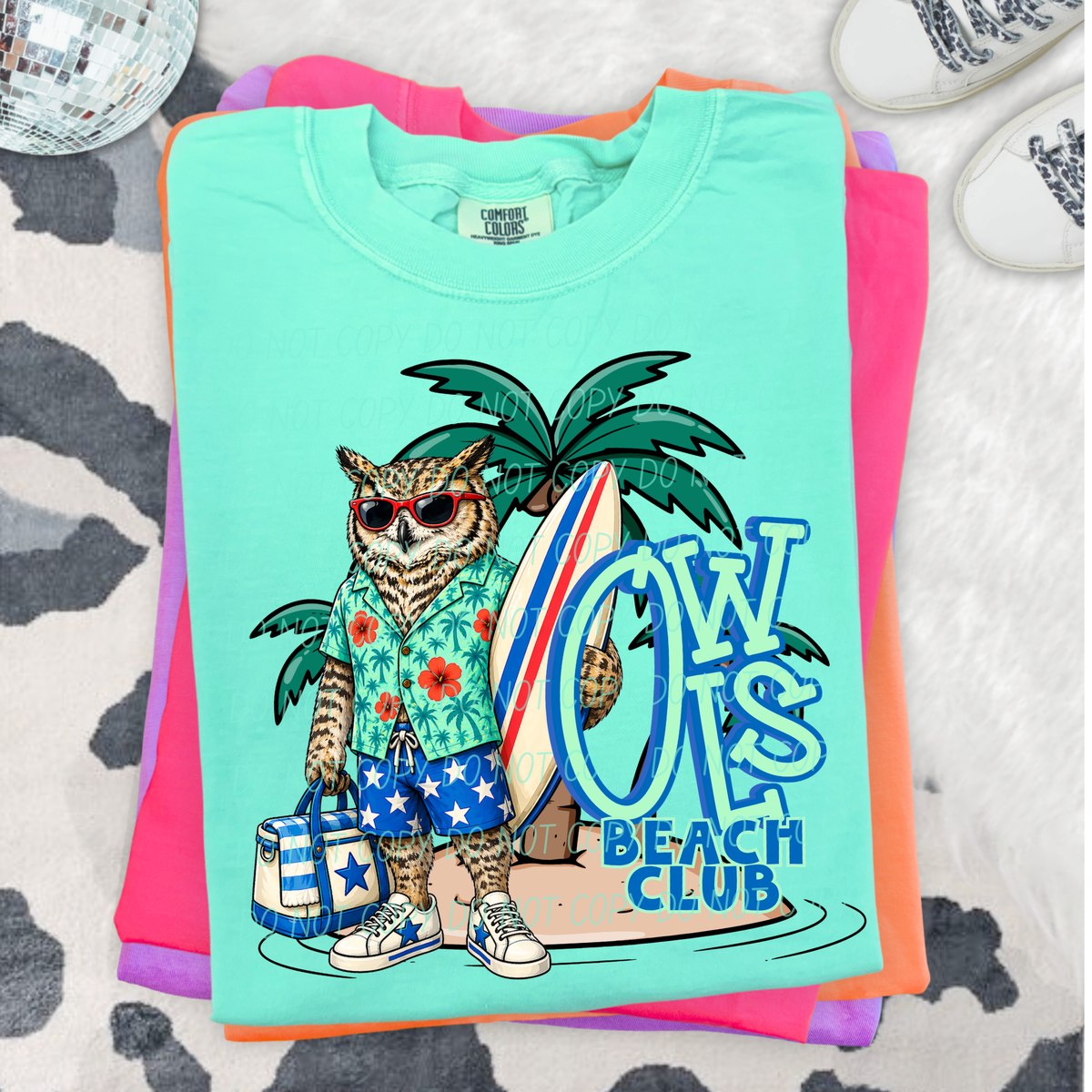 Owls beach club (City) DTF transfer