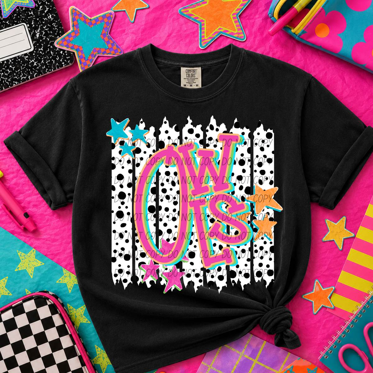 owls lotty dotty (City) DTF transfer