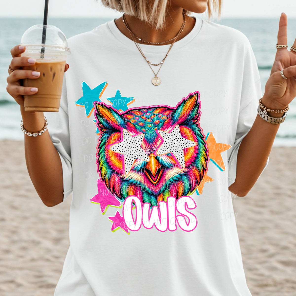 Owls pop art (City) DTF Transfer