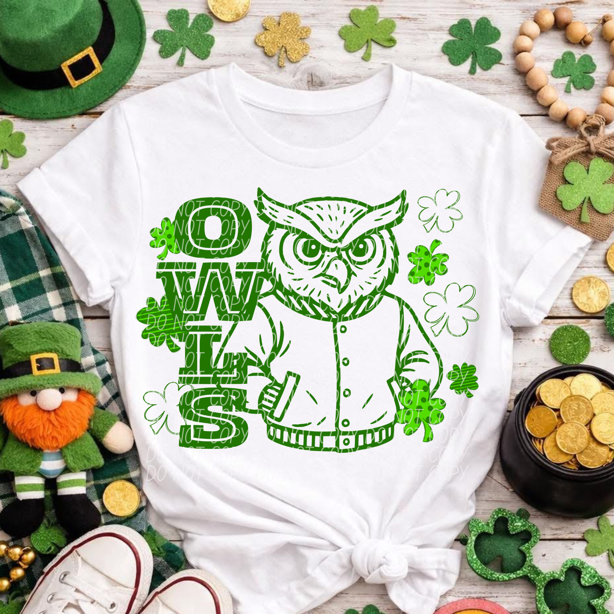 Letterman Clover Owls (City) DTF transfer