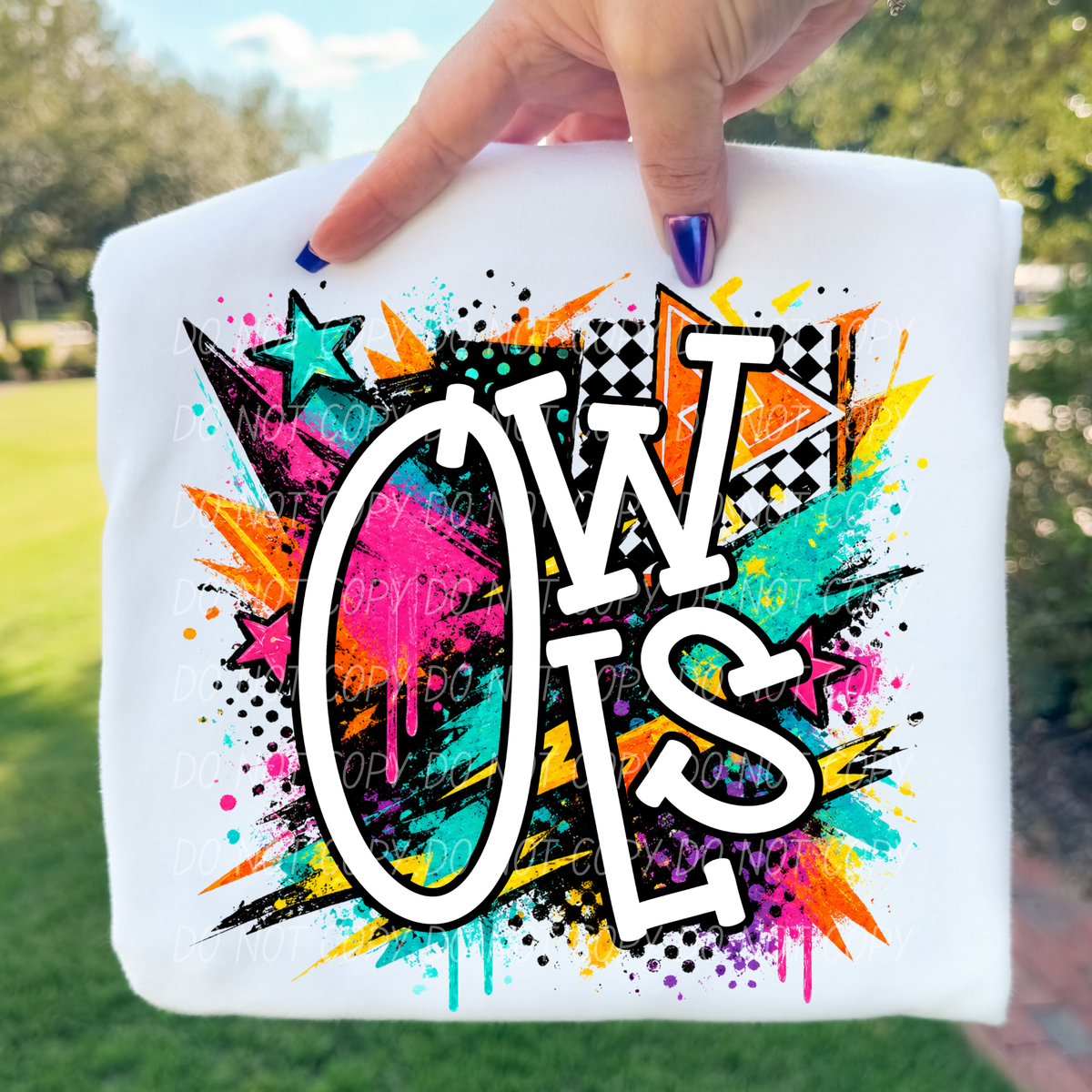 Owls totally tubular (City) DTF Transfer