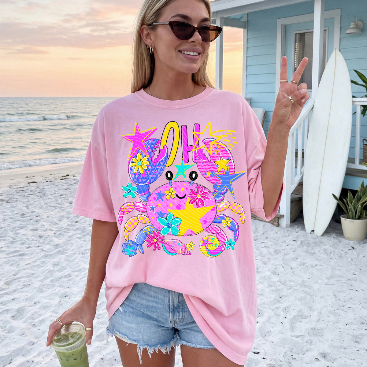 Oh crab (AG) DTF transfer