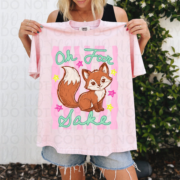 Oh for fox sake (UAC) DTF Transfer