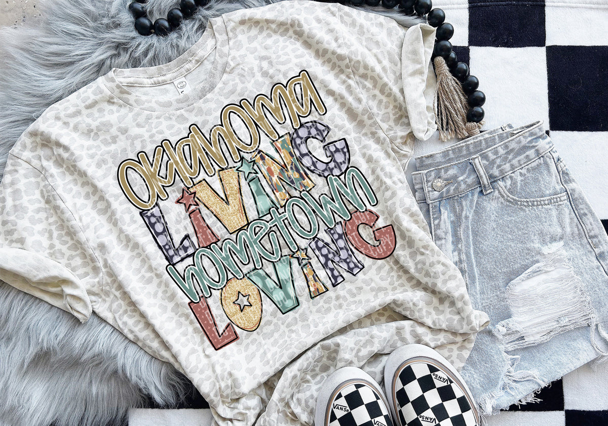 Oklahoma Living Hometown Loving 57861 DTF transfer