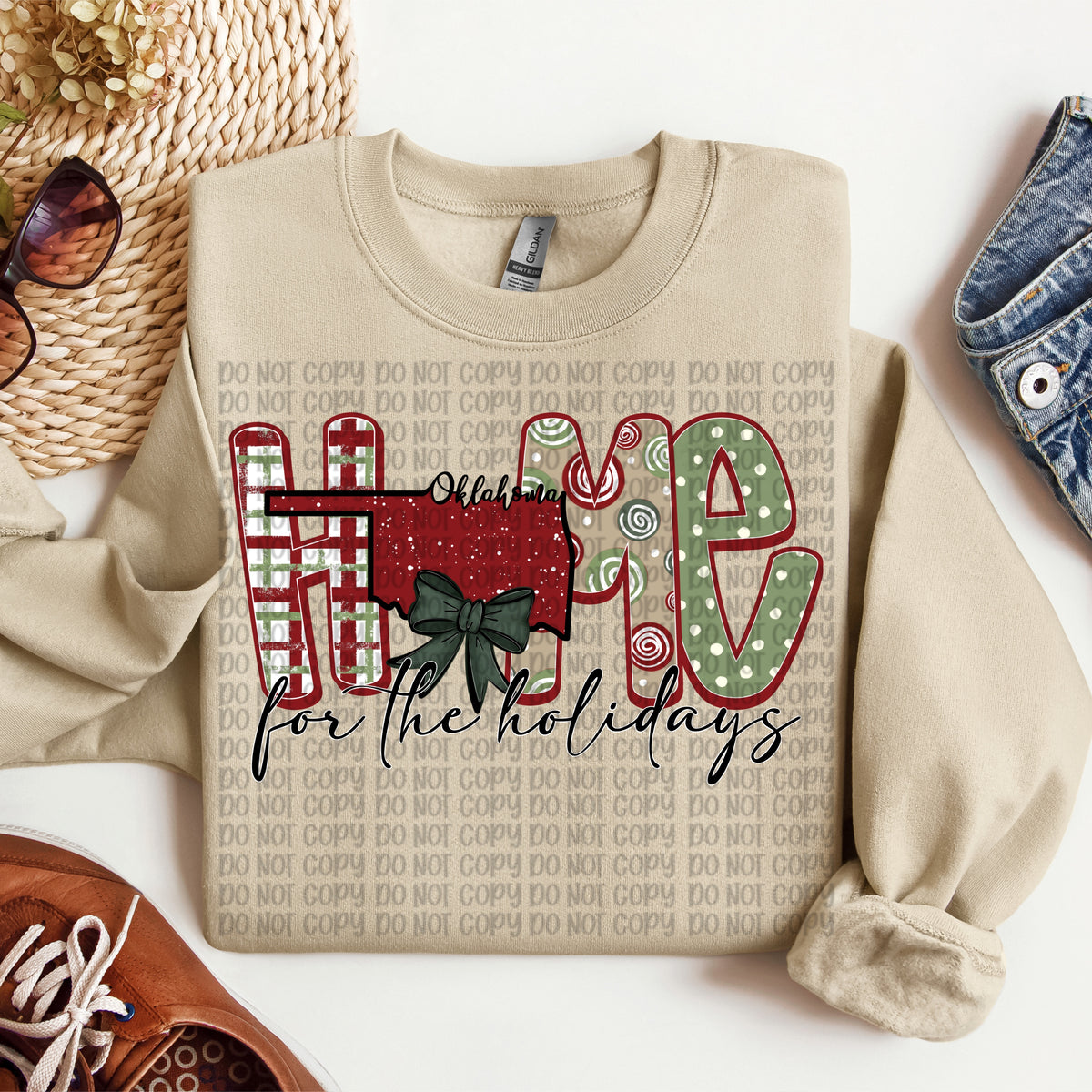 Oklahoma Home for the Holidays (VP) DTF Transfer