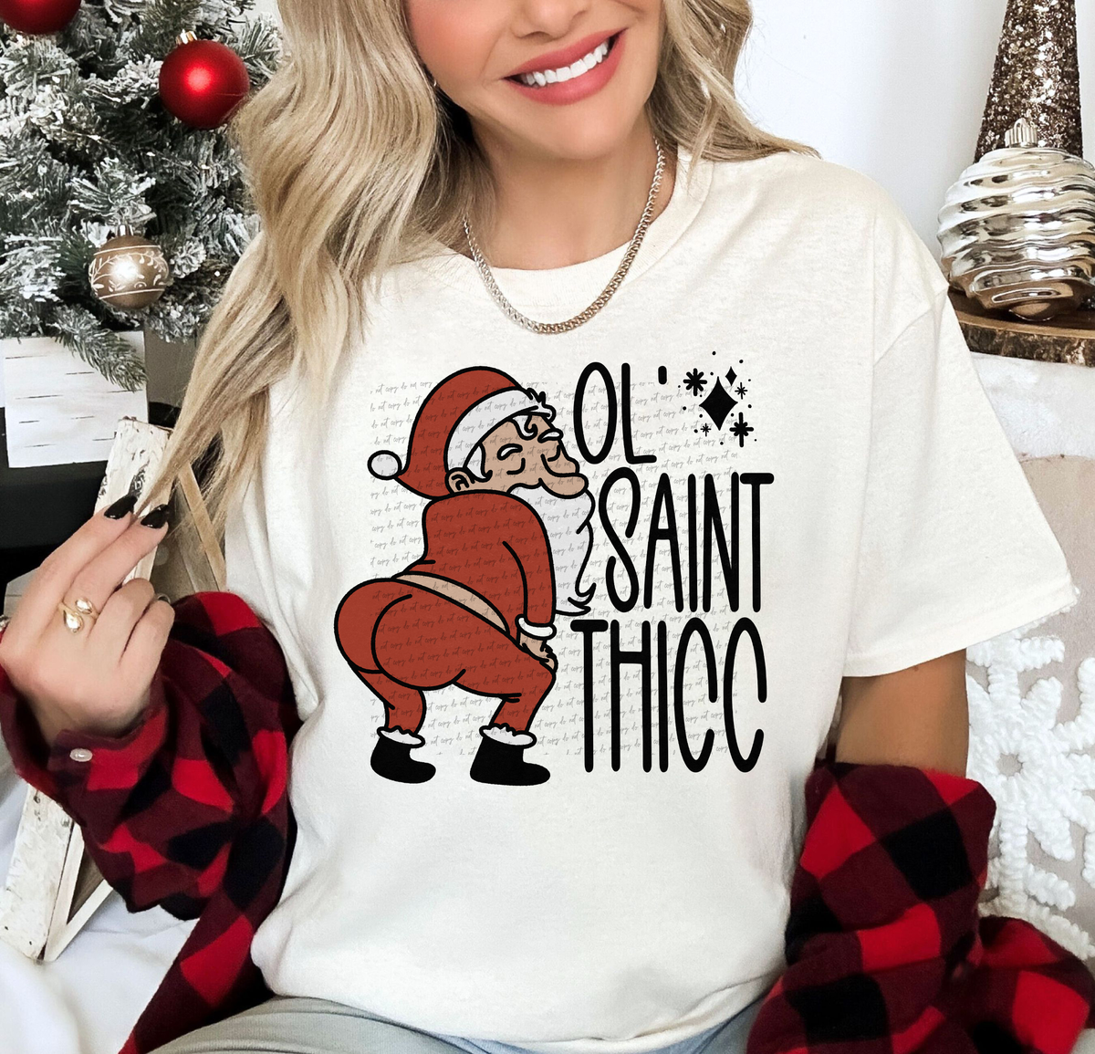 Ol Saint Thicc 59957 DTF Transfer