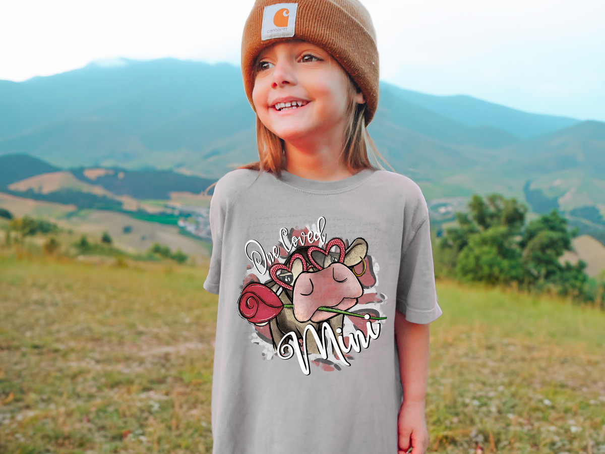 One Loved Mini WHITE 116865 DTF Transfer