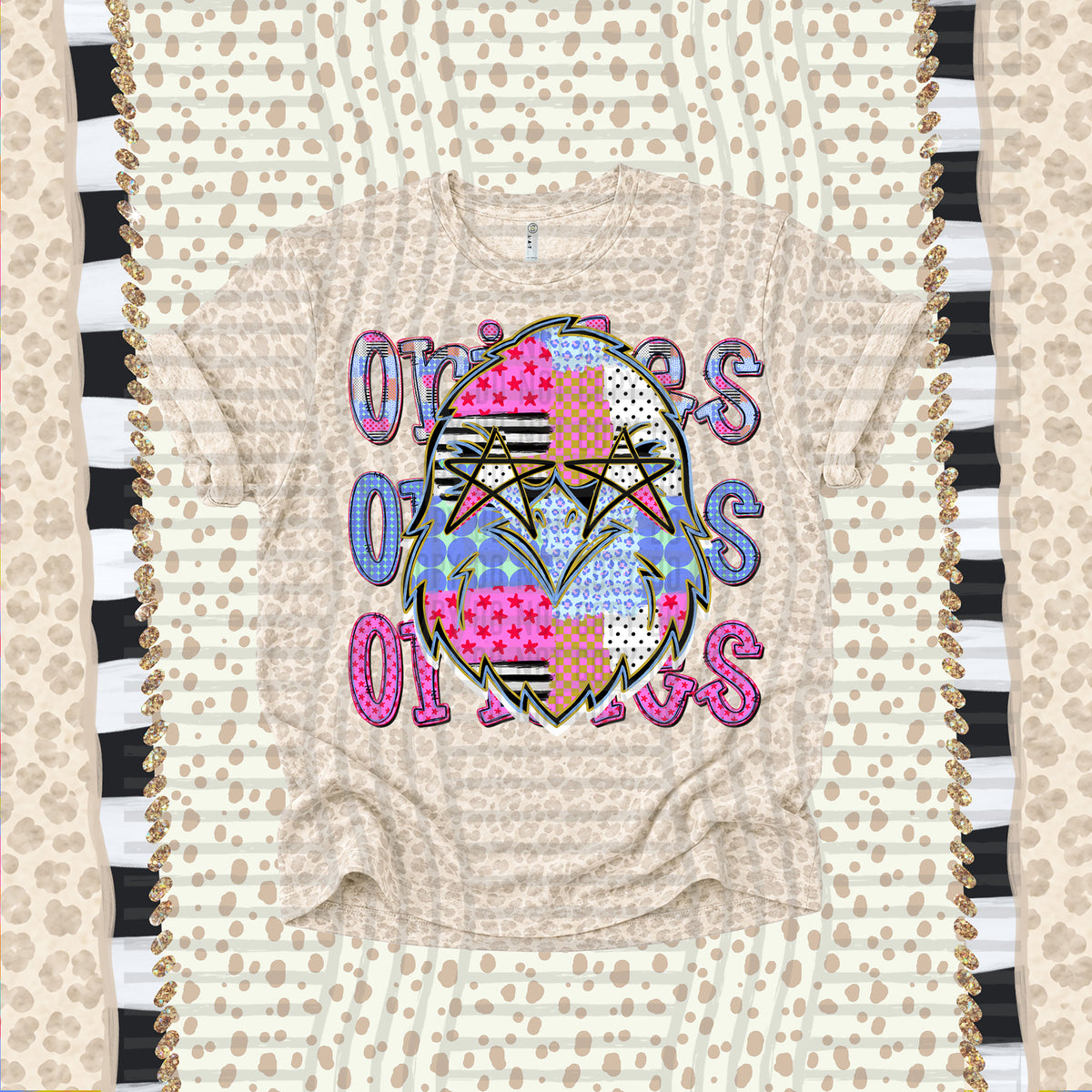 Orioles-Dolly Doodle Print (Caplinger) DTF Transfer