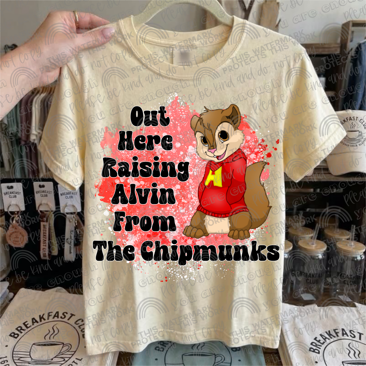 Out here raising Alvin (SM) DTF transfer