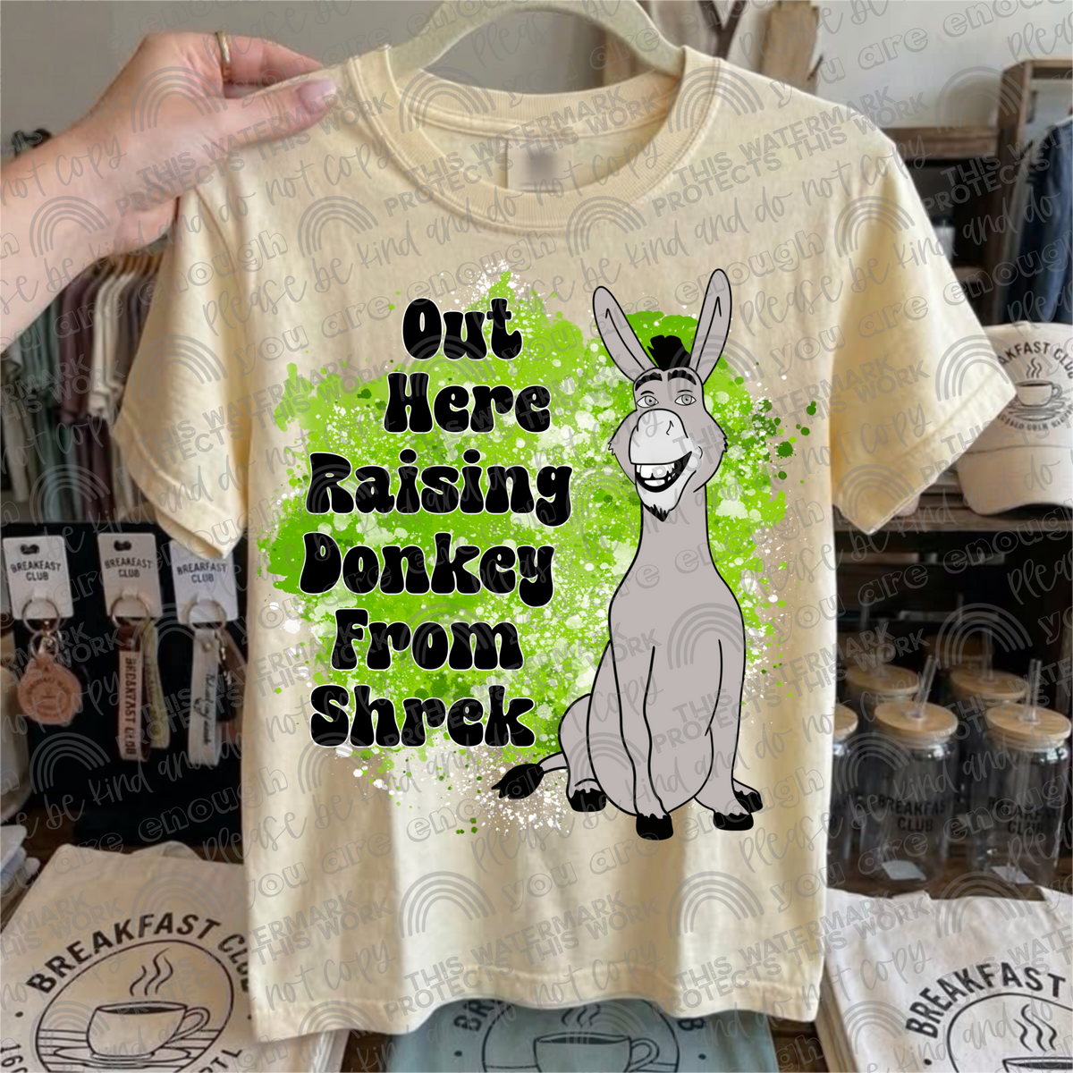 Out here raising Donkey (SM) DTF transfer